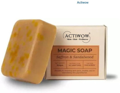 ACTIWOW Magic Soap Sandal Fresh Bar with Herbal Calm Essence(100 g)