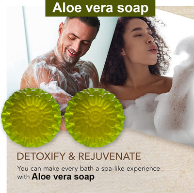 Groovy Cleansing Aloe Vera Soap (100GM) (PACK OF 2)(200 g)