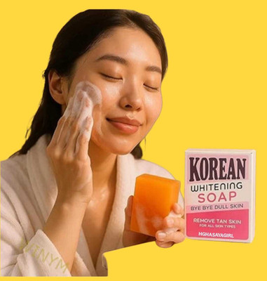 HGHASAYAGIRL Korean Whitening Soap for Glowing Tan-Free Skin 34(100 g)