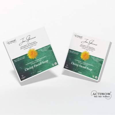 ACTIWOW Jiore Chrisy Soap Refreshing Milk Protein for Acne Care CS01(2 x 50 g)