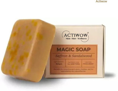 ACTIWOW Magic Soap Soft Radiance Bar with Almond and Shea(100 g)