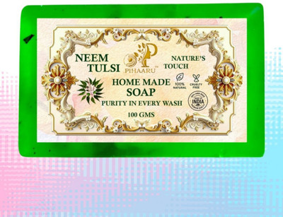 Pihaaru Neem Tulsi Skin Care Soap – Gentle, Refreshing & Pure (100g);(100 g)