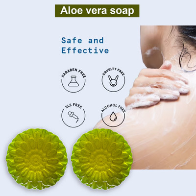 Groovy Aloe Vera Soap for Combination Skin (100GM) (PACK OF 2)(200 g)