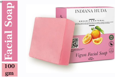 INDIANA HUDA Vigwa Facial Soap Pack of 2 – Glow Boost & Smooth Skin Bar(100 g)