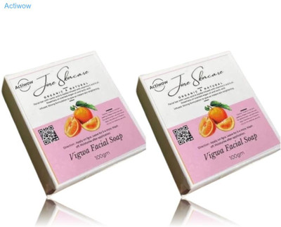 ACTIWOW Jiore Vigwa Soap for Smooth Skin Tone & Radiance Combo(2 x 100 g)