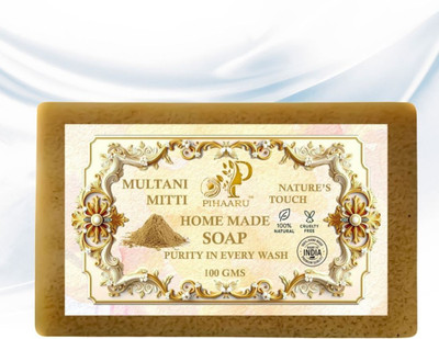 Pihaaru Multani Mitti Soap – Refreshing Herbal Touch (100g).(100 g)
