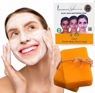 Lucacci Enriched with Papaya Fruit Extract & Vitamin E | Glowing, Radiant & Soft Skin(2 x 100 g)