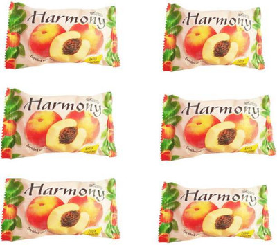 cezliar harmony peach natural Fruity Bath Soap(6 x 75 g)
