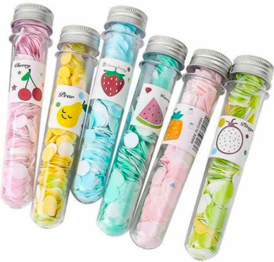 ghorela 6 Travel Paper Soap Flower AGH Design Shape Bottle multicolor(6 g)