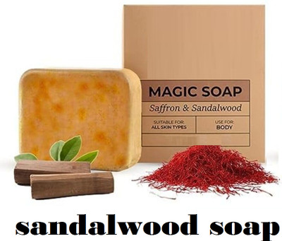 sheny soft hand made soap for ten removal sandalwood ad saffron(150 g)