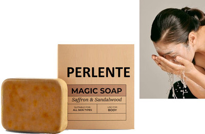 PERLENTE Saffron for DeTan and Glowing Brightening Skin(150 g)