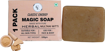 Classic Energy Multani Mitti Mukh Sodhak Face Ubtan With Herbal Daily Bath Soap(100 g)