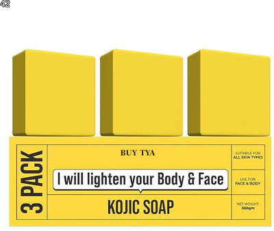 Buy TYA Kojic Soap for Face Glow | 3 Bars | 100g(3 x 100 g)
