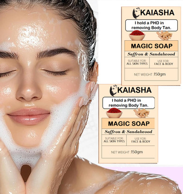 KAIASHA Natural Handmade Soaps For Glowing Pack of 2(2 x 1652 g)