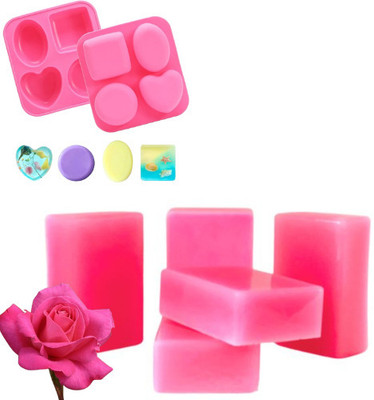 ZOVISU Pure And Natural Rose Glyserine Melt And Soap Base With Mop(500 g)