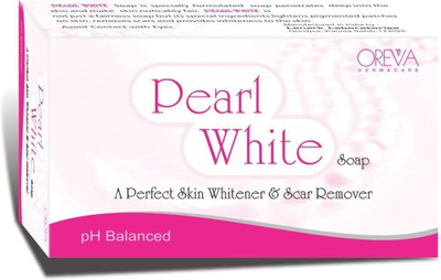 Oreva White A Perfect Skin Whitener & Scar Remover Soap - 75gm (pack of 5)(5 x 75 g)