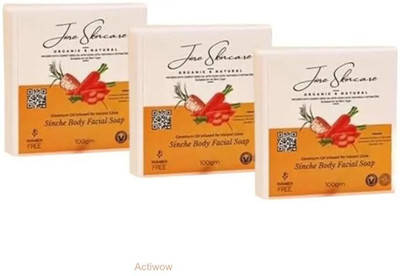 ACTIWOW Jiore Skincare Tea Tree Soap For Acne Prone Skin(3 x 100 g)