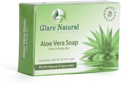 glarenatural Aloevera Soap Face & Body Bar Made with love for you(3 x 25 g)