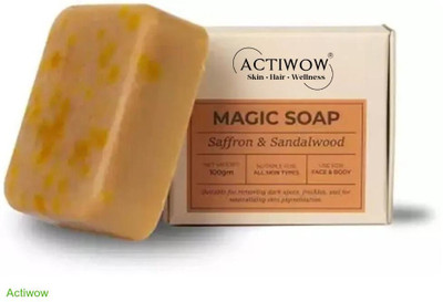 ACTIWOW Magic Soap Soft Floral Bar with Jasmine and Shea(100 g)
