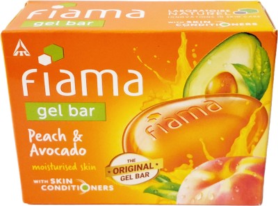 FIAMA Moisturising Gel Bar With Peach And Avodado -125gm(125 g)