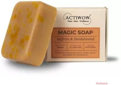 ACTIWOW Magic Soap Green Apple Bar for Sweet Scent and Skin Radiance(100 g)