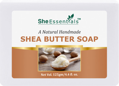 She Essentials Shea butter Soap for Buttery Soft Hydrated Skin(125 g)