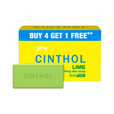 CINTHOL Lime Bath Soap(5 x 150 g)