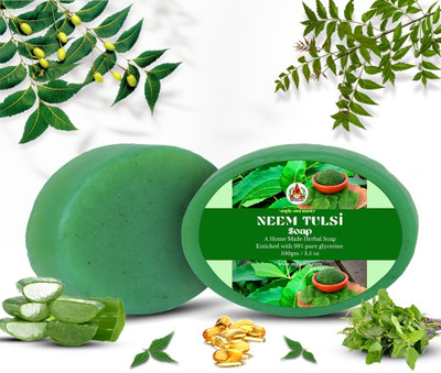 MYDOUX neem tulsi oval soap(100 g)