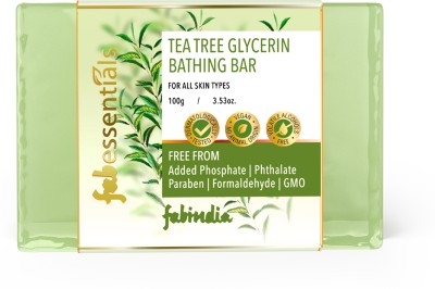 fabessentials Tea Tree Glycerin Bathing Bar - 100 gm(100 g)