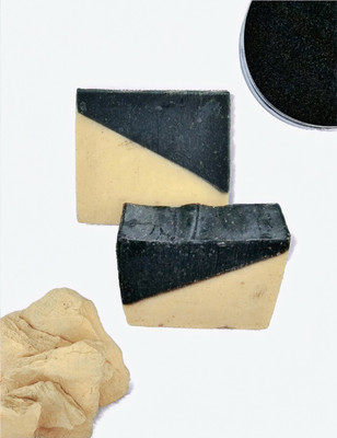 BODYBOOZE Black Mamba Deep Cleansing Charcoal Soap with Bentonite Exfoliating Soap Bar(200 g)