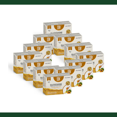DEXTRON Glutathione Skin Lightening Soap with Vitamin C, E & Honey Papaya(12 x 75 g)