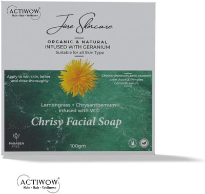 ACTIWOW Jiore Chrisy Soap Natural Olive Oil for Hydrated Skin(100 g)