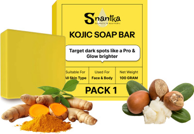 Snanika KojicAcid Soap with Niacinamide & Shea Butter | Pigmentation | for All Skin Type(100 g)