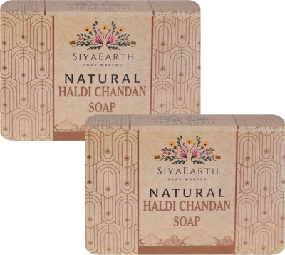 Siya Natural Handmade Haldichandan Soap pack of 2(2 x 100 g)