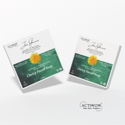 ACTIWOW Jiore Chrisy Soap Glowing Orange Peel for Damage Repair JS01(2 x 100 g)