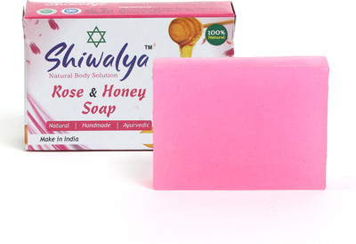 shiwalya natural ayurvedic rose bath soap !! soft & redient skin . with combo pack(6 x 125 g)