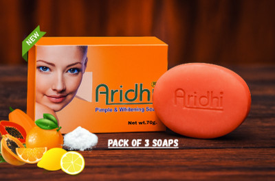 aridhi Pimple And Whitening Ayurvedic soap(3 x 75 g)