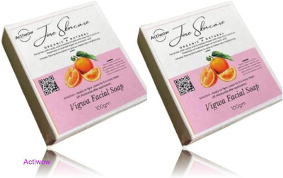 ACTIWOW Jiore Vigwa Facial Soap for Clear & Hydrated Skin Combo(2 x 100 g)