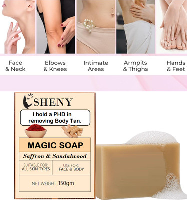 Sheny DeTan Soap for Men & Women | Suitable for All Body Types(150 g)