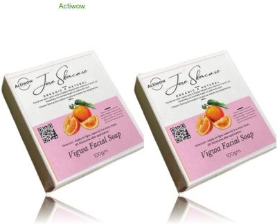 ACTIWOW Jiore Vigwa Skin Softening Soap for Smooth, Radiant Skin Combo(2 x 100 g)