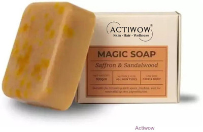 ACTIWOW Magic Soap Classic Herbal Bar with Tulsi and Lemon(100 g)