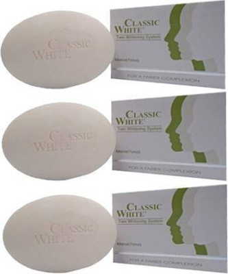Classic White TWIN WHITENING SYSTEM SOAP (3PC)(3 x 33.33 g)