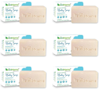 The Eco Mama Tear Free Moisturizing Baby Soap - Pack of 6 (100 gm Each)(6 x 100 g)