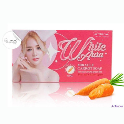 ACTIWOW White Aura Softening Almond & Shea Butter Soap(100 g)