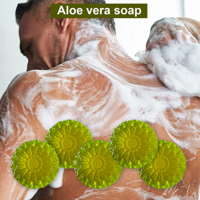 Groovy Aloe Vera Refreshing Bathing Soap (100GM) (PACK OF 5)(5 x 100 g)