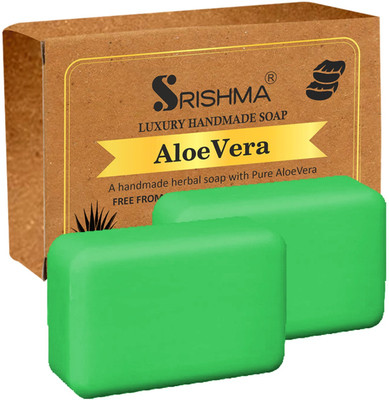 Srishma Natural Aloe Vera Detoxifying Soap Bar(2 x 75 g)