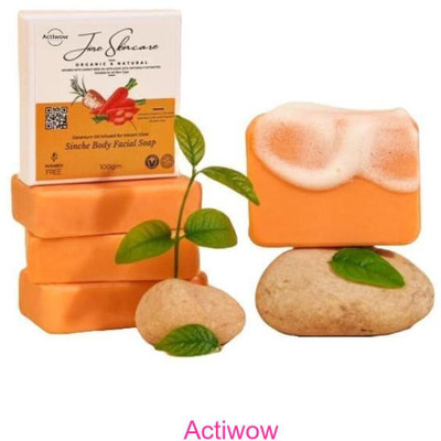 ACTIWOW Jiore Skincare Sinche Body Soap with Lemon & Aloe Vera Combo Set(2 x 100 g)