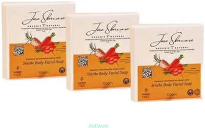 ACTIWOW Jiore Skincare Lemon Soap For Oil Control & Bright Skin(3 x 100 g)