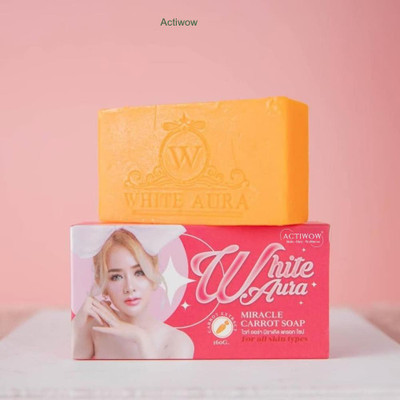 ACTIWOW White Aura Whitening Soap with Carrot ACMW(100 g)