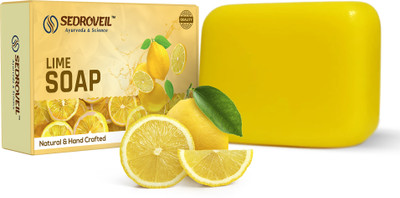 SEDROVEIL Lime Soap Natural & Handcrafted Bathing Bar with Refreshing Lemon Extracts(2 x 95 g)